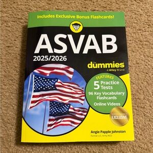 ASVAB 2025-2026 study book